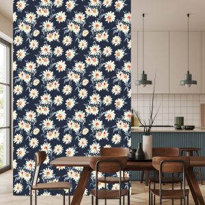 Papier Peint Fleurs - Marguerites Peintes – Image 4