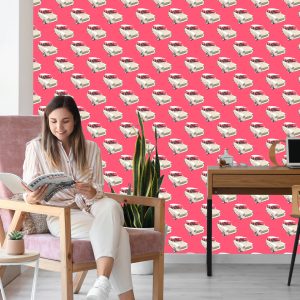 Papier Peint Pour Les Enfants - Voitures Emblématiques Au Style Rétro – Image 7