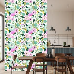 Papier Peint Fleurs Printanières Colorées – Image 4