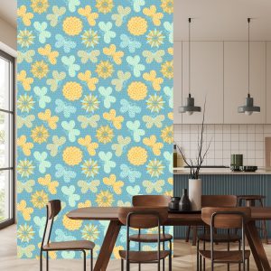 Papier Peint Pour Les Enfants - Papillons Et Fleurs – Image 4