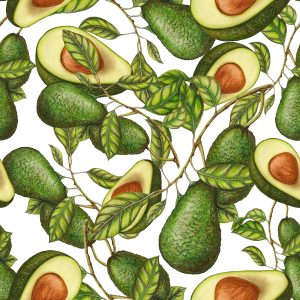 Papier Peint Pour La Cuisine - Avocats Sains – Image 1