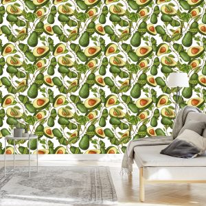 Papier Peint Pour La Cuisine - Avocats Sains – Image 3