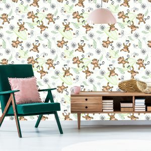 Papier Peint Pour Les Enfants - Singes – Image 6