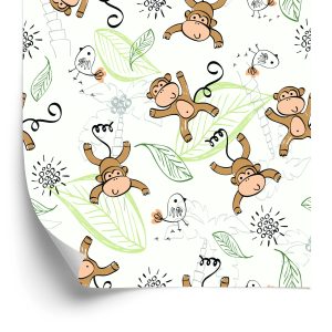 Papier Peint Pour Les Enfants - Singes – Image 2