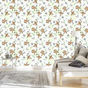 Papier Peint Pour Les Enfants - Singes – Image 3