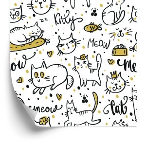 Papier Peint Pour Les Enfants - Chats Drôles – Image 2