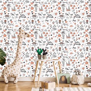 Papier Peint Pour Les Enfants - Licornes Et Motifs – Image 5