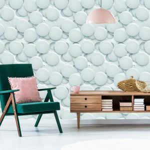 Papier Peint Motif Géométrique 3D Abstrait – Image 6