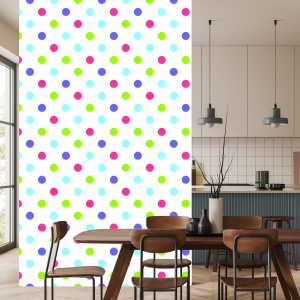 Papier Peint Pour Les Enfants - Pois Colorés – Image 4