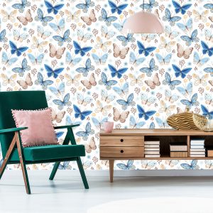 Papier Peint Pour Les Enfants - Papillons Colorés – Image 6