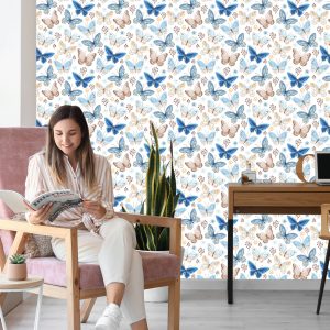 Papier Peint Pour Les Enfants - Papillons Colorés – Image 7