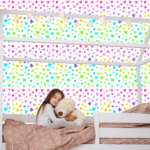 Papier Peint Pour Les Enfants - Petits Coeurs Colorés – Image 7