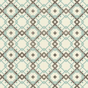 Papier Peint Motif Géométrique Dans Un Style Rétro – Image 1