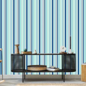 Papier Peint Rayures Verticales Colorées – Image 5