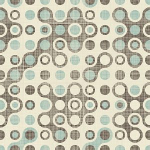 Papier Peint Cercles Abstraits Dans Un Style Rétro – Image 1