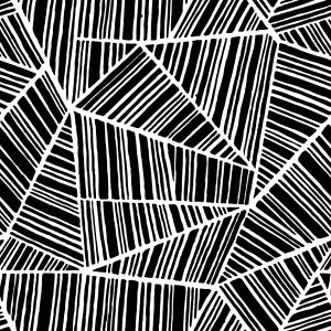 Papier Peint Motifs Géométriques Noirs Et Blancs – Image 1