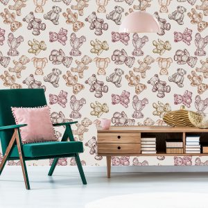 Papier Peint Pour Les Enfants - Ours En Peluche – Image 6