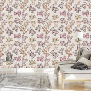 Papier Peint Pour Les Enfants - Ours En Peluche – Image 3