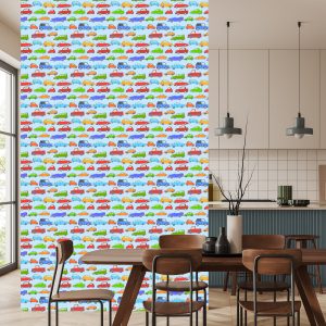 Papier Peint Pour Les Enfants - Voitures Colorées – Image 4