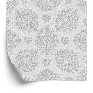 Papier Peint Ornements Dans Les Tons De Gris – Image 2