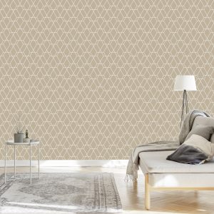 Papier Peint Motif Géométrique Moderne – Image 3