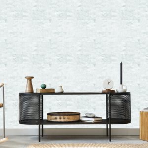 Papier Peint Motif À La Mode En Marbre Imitation Brique Grise – Image 5