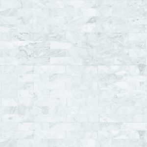 Papier Peint Motif À La Mode En Marbre Imitation Brique Grise – Image 1