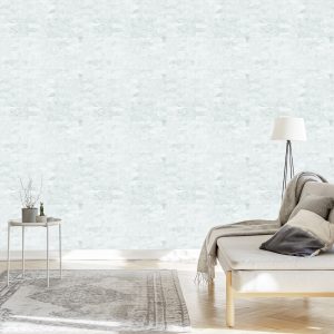 Papier Peint Motif À La Mode En Marbre Imitation Brique Grise – Image 3