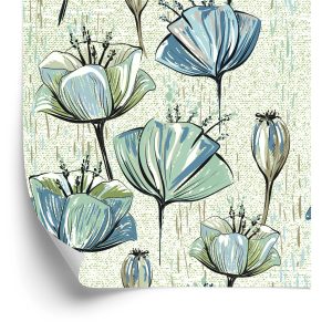 Papier Peint Tulipes Vintage – Image 2