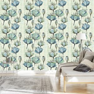 Papier Peint Tulipes Vintage – Image 3