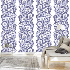 Papier Peint Fleurs Abstraites – Image 3