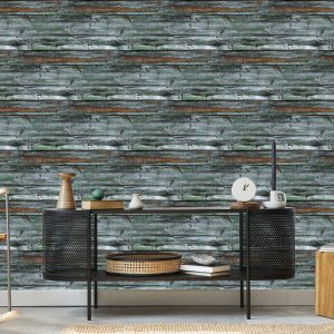 Papier Peint Nuances De Planches De Bois Gris – Image 5