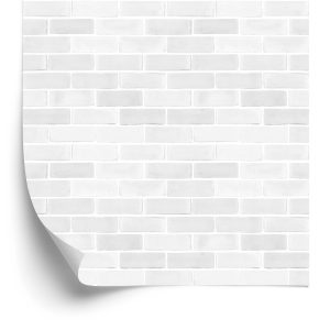 Papier Peint Brique Blanche Et Grise – Image 2