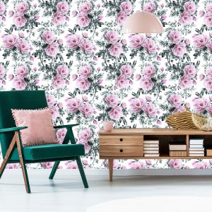 Papier Peint Belles Fleurs Pastel – Image 6