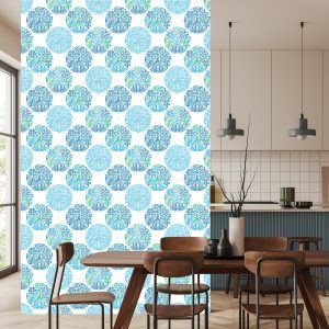 Papier Peint Motifs Végétaux Turquoise – Image 4