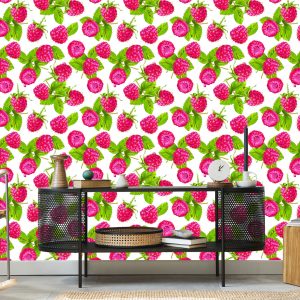 Papier Peint Pour La Cuisine - Framboises Juteuses – Image 5