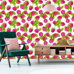 Papier Peint Pour La Cuisine - Framboises Juteuses – Image 6