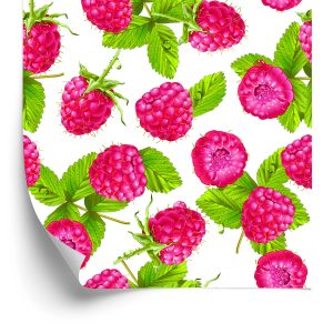 Papier Peint Pour La Cuisine - Framboises Juteuses – Image 2