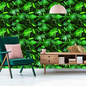 Papier Peint Feuilles Vertes Modernes – Image 6