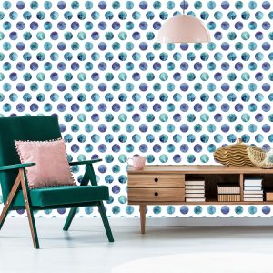 Papier Peint Points Colorés Peints À L'aquarelle – Image 6