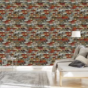 Papier Peint Effet 3D De Brique – Image 3