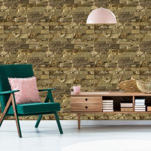 Papier Peint Brique De Pierre - Effet 3D – Image 6