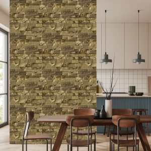 Papier Peint Brique De Pierre - Effet 3D – Image 4