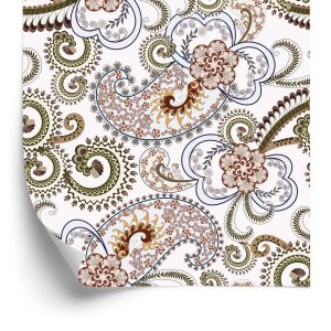 Papier Peint Motif Cachemire Coloré – Image 2