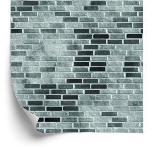 Papier Peint Effet De Mur De Briques Grises Modernes – Image 2