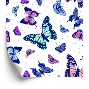 Papier Peint Pour Les Enfants - Beaux Papillons – Image 2