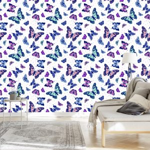Papier Peint Pour Les Enfants - Beaux Papillons – Image 3