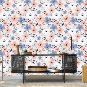 Papier Peint Fleurs Printanières Colorées – Image 5