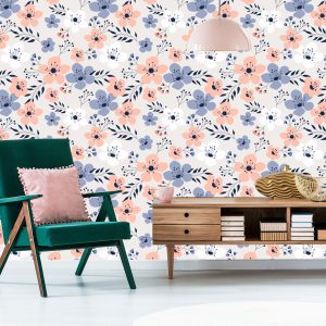 Papier Peint Fleurs Printanières Colorées – Image 6