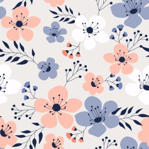 Papier Peint Fleurs Printanières Colorées – Image 1